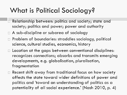 Political Sociology: Understanding the Dynamics of Power and Society